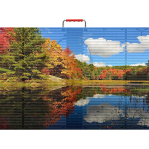 Outdoor P3.91-7.82 Transparent LED Displays Screens 1000x500 high brightness 4500nits Adhesive Transparent LED Film Display