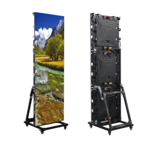 Dual-Sided Foldable P1.8 P1.25 P1.53 P2 P2.5mm LED Poster Display P2.5 Outdoor smart led poster display Multi-functional Advertising Poster LED Screen