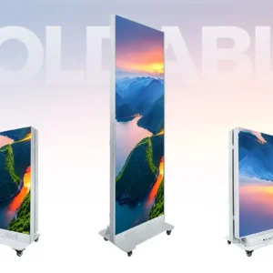 Indoor Foldable Poster LED Display 640×1920mm