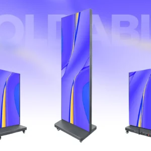 GOB Indoor Foldable LED Poster Screen