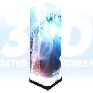 Square Cylinder Column Shape LED Poster Screen