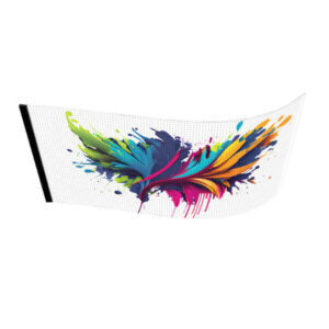 Adhesive Transparent LED Film Screen P4 P5 P6 P8 P10 P15 P16 P20 Transparent Film Display | Flexible LED Film Screen