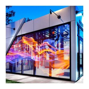 Outdoor Indoor Transparent LED Display Screen 1000x1000 Adhesive Flexible Transparent LED Film Display