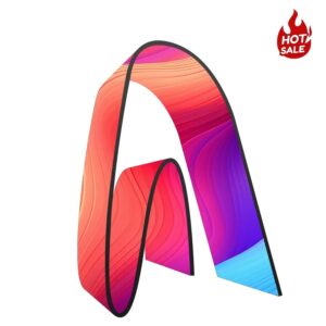 Mobius Ring Ribbon Shaped LED Display