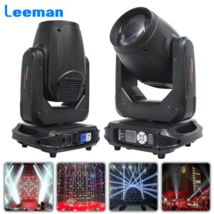 12R 295W Beam Moving Head Light 8 + Honeycomb Prism Gobo DMX Stage Lighting Projector DJ Party Concert Double Prisms Bulb Stage