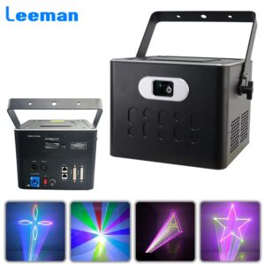 12W RGB Laser Light With APP control ILDA DMX Animation Beam Scanner Stage Laser Projector Dj Disco Party Christmas Stage Effect Lights