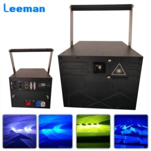 20W 40K Full Color RGB Scanning Effect Laser Light DMX512 Music Control Laser Projector DJ Disco Stage Party Bar Indoor Outdoor