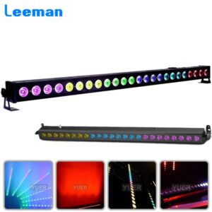 24x4W 4in1 RGBW LED Wall Wash Super Large Light Angle DMX Control Device Suitable Disco DJ Stage Bar Decoration