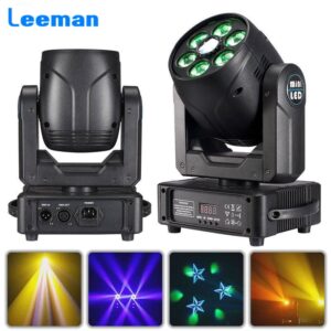 6x10W LED Bee Eyes Gobo Moving Head Light 100W Beam Spot RGBW Stage Lighting Super Smooth Dimming for Wedding Party DMX 914CH