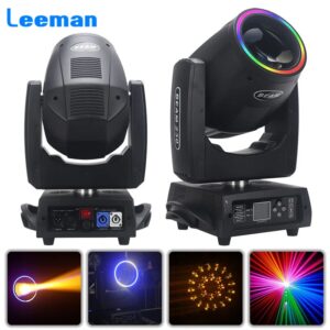 7R 230W Moving Head Light Beam With LED Aperture Rainbow Effect Stage Lighting DMX512 Control for Disco Party Club Bar DJ Show