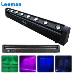8X12W RGBW 4IN1 LED Beam Moving Head Light Wall Wash Light DJ Disco Stage Show Party Bar Dance Floor Effect Lighting Equipment