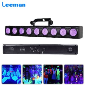9x12w LED UV Light Bar Stage Lighting Holiday Halloween Party Blacklight Fluorescent Poster Stage Lighting Dj Disco Purple Lamp
