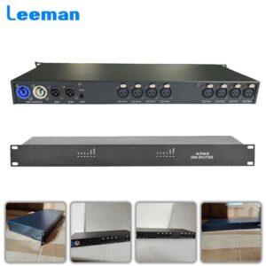 ALPHA 8l Stage Light Controller DMX512 Splitter Light Signal Amplifier Splitter Splitter 8I DMX Distributor Disco DJ Equipment Stage lighting controller software