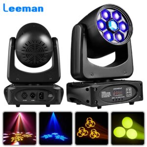 Bee Eye LED Spot 150W Moving Moving Light and Gobo 3 Sided Prism DMX Controller LED Spotlight Moving Disco Dj Party Light