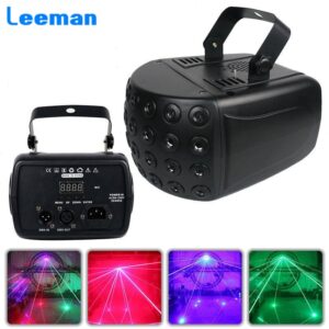 Butterfly Effect Light 32x100MW RGB Laser Beam Projector Party Stage Lighting Indoor Dance Bar Club Laser Night Wedding Lamp