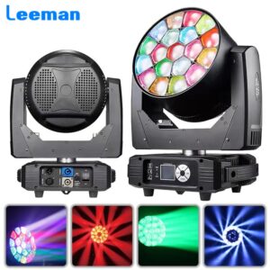 Copy Claypaky K10 19x15W Bee Eye RGBW LED Wash with Zoom Beam Moving Head Lighting DMX512 For DJ Disco Bar Party Nightclub Stage Light