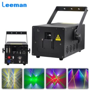 Full Color 10W 40KPPS ILDA Scanner Laser Show RGB Projector Ultra DMX512 Party Lights Decoration Nightclub Disco