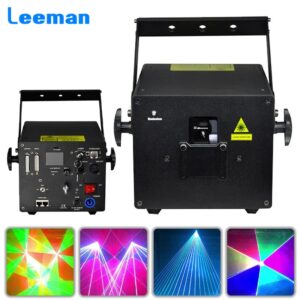 Full Color 5W 8W 40KPPS ILDA Scanner Laser Show RGB Projector DMX512 Party Lights Decoration Nightclub Disco Xmas DJ Disco