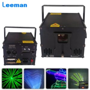 ILDA 2W Laser Light RGB Animation APP Control Remote Caontrol Beam Scanner Projector Stage Lights DMX DJ Disco Stage Effect