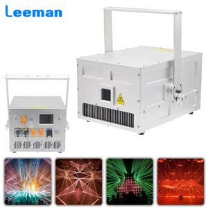 IP65 Waterproof 10W 15W RGB Laser Light 40Kpps Professional 3D Animation Laser Scanner DMX DJ Disco Party Stage Effect Light