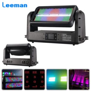 Ip65 Waterproof Moving Head Strobe Light Point control RGB 3 in 1 LED Strobe Stage Effect Light Wireless DMX Wash Flood for DJ Disco