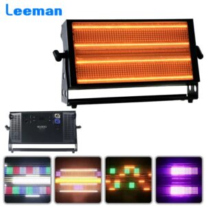 Super Brightness 20 Segements RGB 3in1 LED Strobe Light With Warm Cold Wite Hight brightness Flash Effect Stage Light Strobe Dj Disco Party Washing