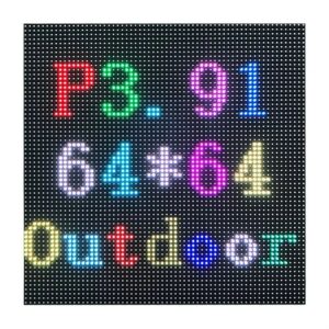 P3.91 Outdoor LED Module 250x250 LED Screen Panels P3.91mm Outdoor