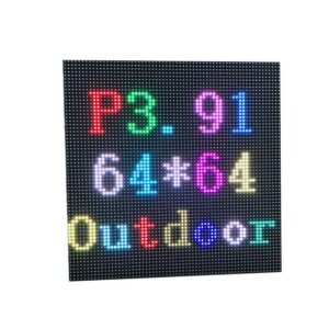 P3.91 Outdoor LED Display Module 250x250 Outdoor P3.91 LED Module 250×250 Outdoor P3.91 SMD LED Screen Module 250x250mm