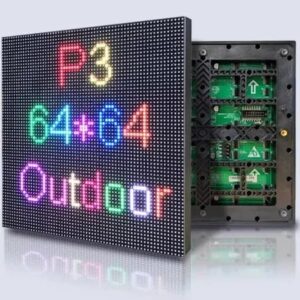 P3 Outdoor LED Display Module 192x192mm P3 Outdoor LED Module Panel 64x64dots