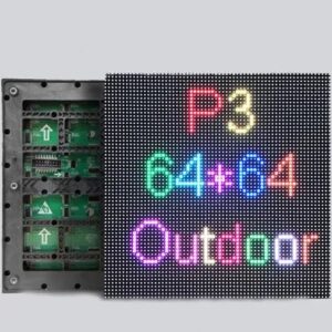 Outdoor P3 LED Display Module 192x192mm SMD1415 SMD1921 LED Screen Panel Module 1/16S 192*192mm